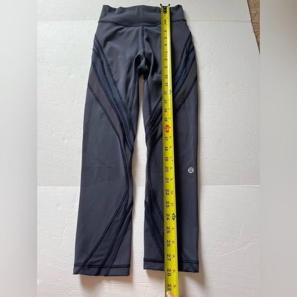 Lululemon Wunder Under Crop III and Never Still Crop 21” Both size 2 - Picture 9 of 16
